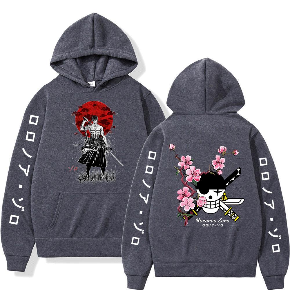 Japonské Anime Luffy Roronoa Zoro Sanji Harajuku Mikiny Pánské Dámské Ležérní Móda Unisex Mikina Pánský Top