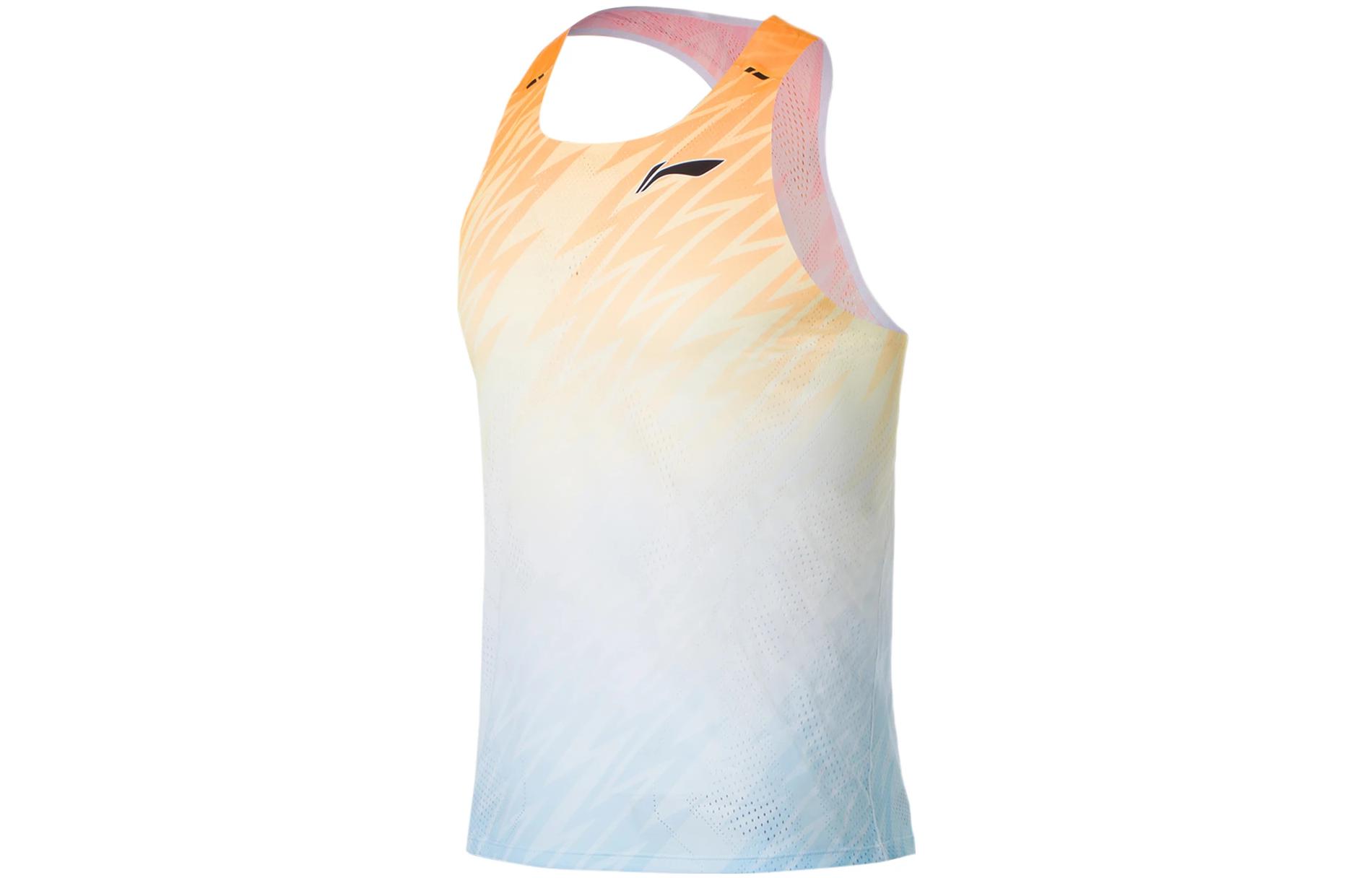 Li Ning Running Tank Top Men s Light Blue AAYS037-2 XL