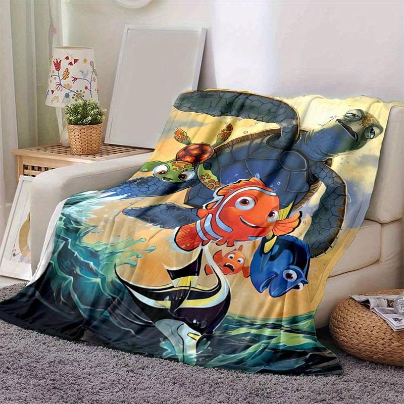 

1pc, Finding Nemo Sea Adventure: Soft & Cozy Home Decor Blanket Perfect for Couch, Bed, Travel 80cmx120cm