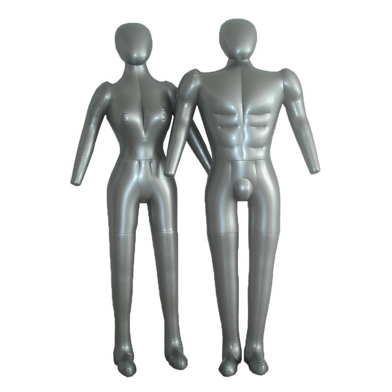 Inflatable Mannequin Portable Display Model Torso PVC Underwear Necklaces Female Full Body storage Model Dummy Show Window