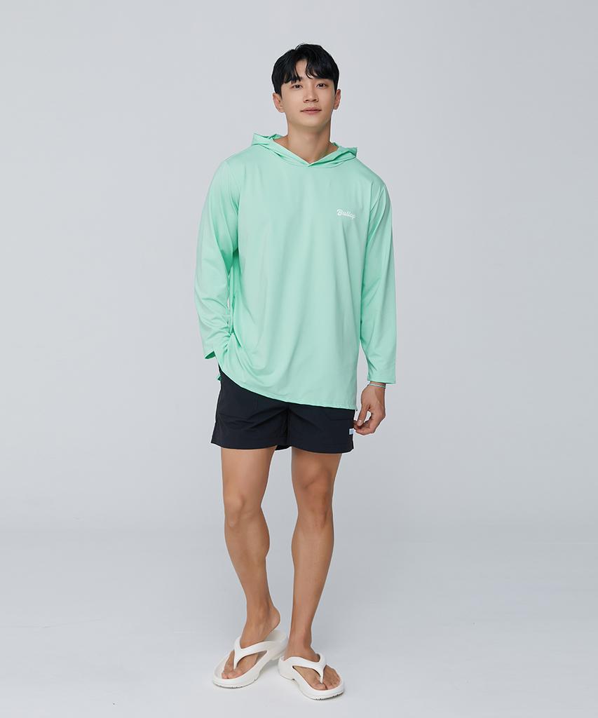 Baellob Impact Semi-Over Hoodie Rash Guard Mint