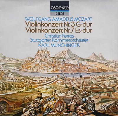 LP Record WOLFGANG AMADEUS MOZART - CHRISTIAN - Violinkonzert Nr.3 G-Dur / Violinko 642343 Decca Germany Classical Used