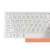 Multi Colored Transparent Russian Keyboard Graffiti Stickers DIY for Office Keyboard Games Keyboard Letter Stickers Decorative
