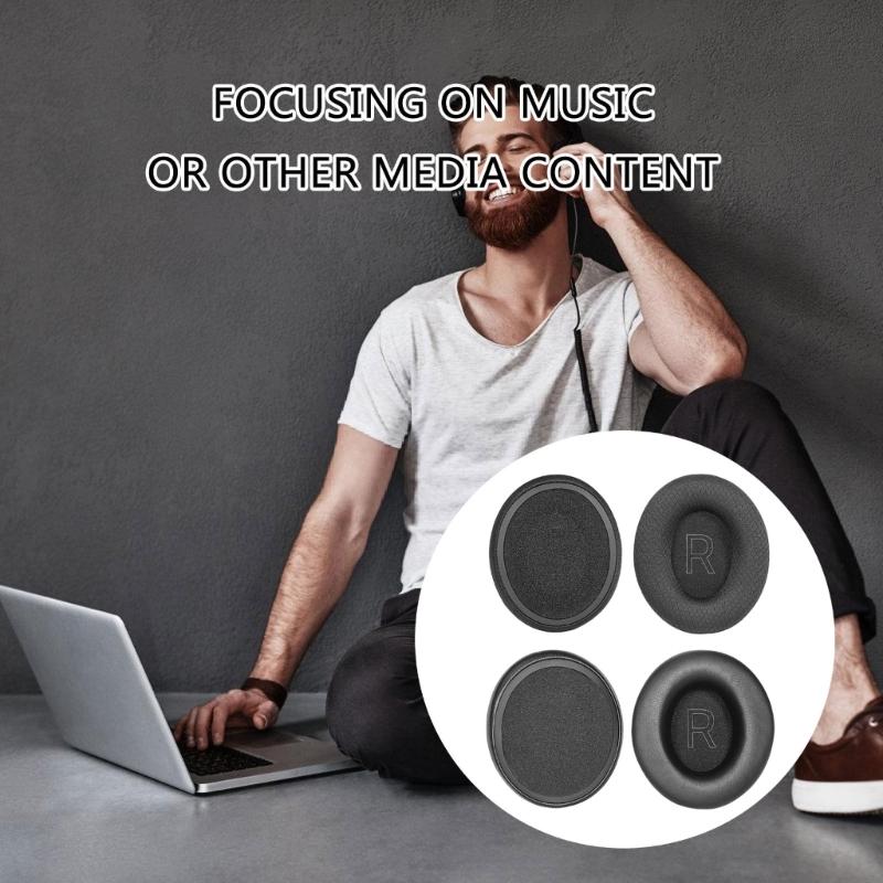 Noise Reducing Ear Cushions Replacement Soft Earpad For Select Model Improved Stereo Experience