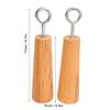 Wooden Pull Up Balls Rock Climbing Holds Training Set Arm Strength Trainer Pull Up Ball