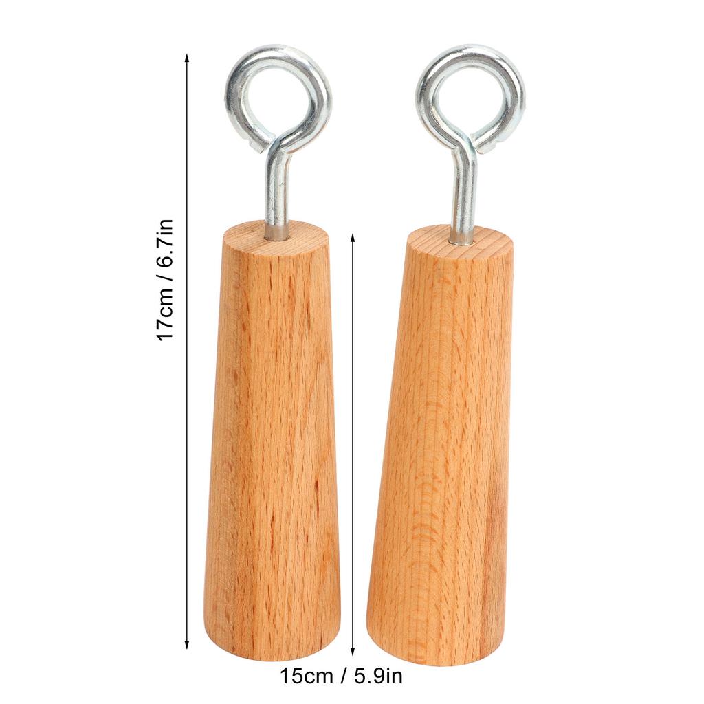 Wooden Pull Up Balls Rock Climbing Holds Training Set Arm Strength Trainer Pull Up Ball
