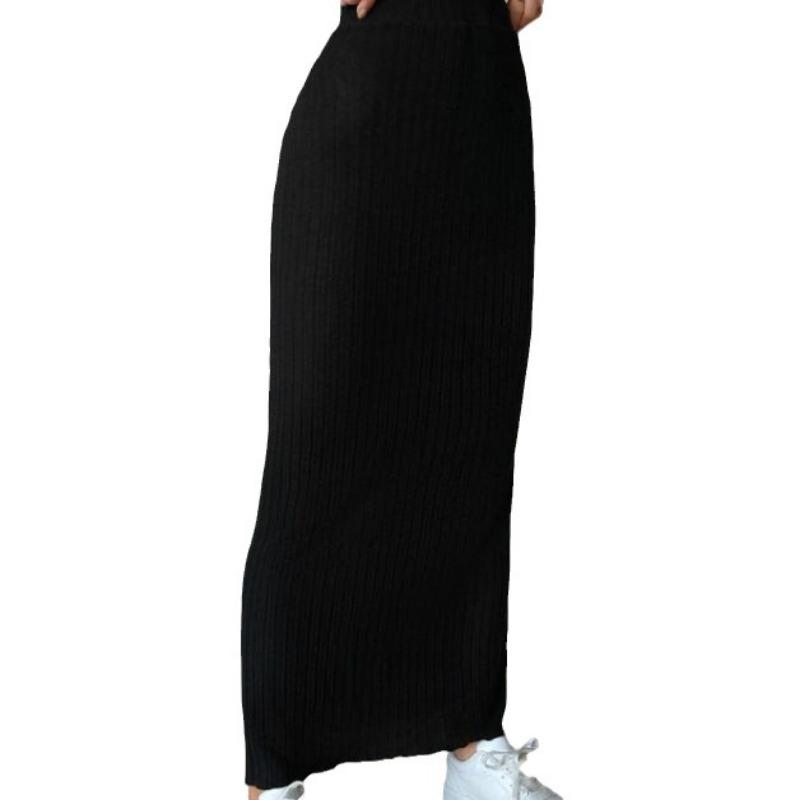 Rudens laisvalaikio mados High Fanny Pack Hip Knit sijonas