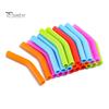 Protective Rubber Cover 2Pcs Silicone Straw Tips Covers for Metal Straws Reusable Food-Grade Temperature Resistant Protectors Flexible BPA-Free Elbow