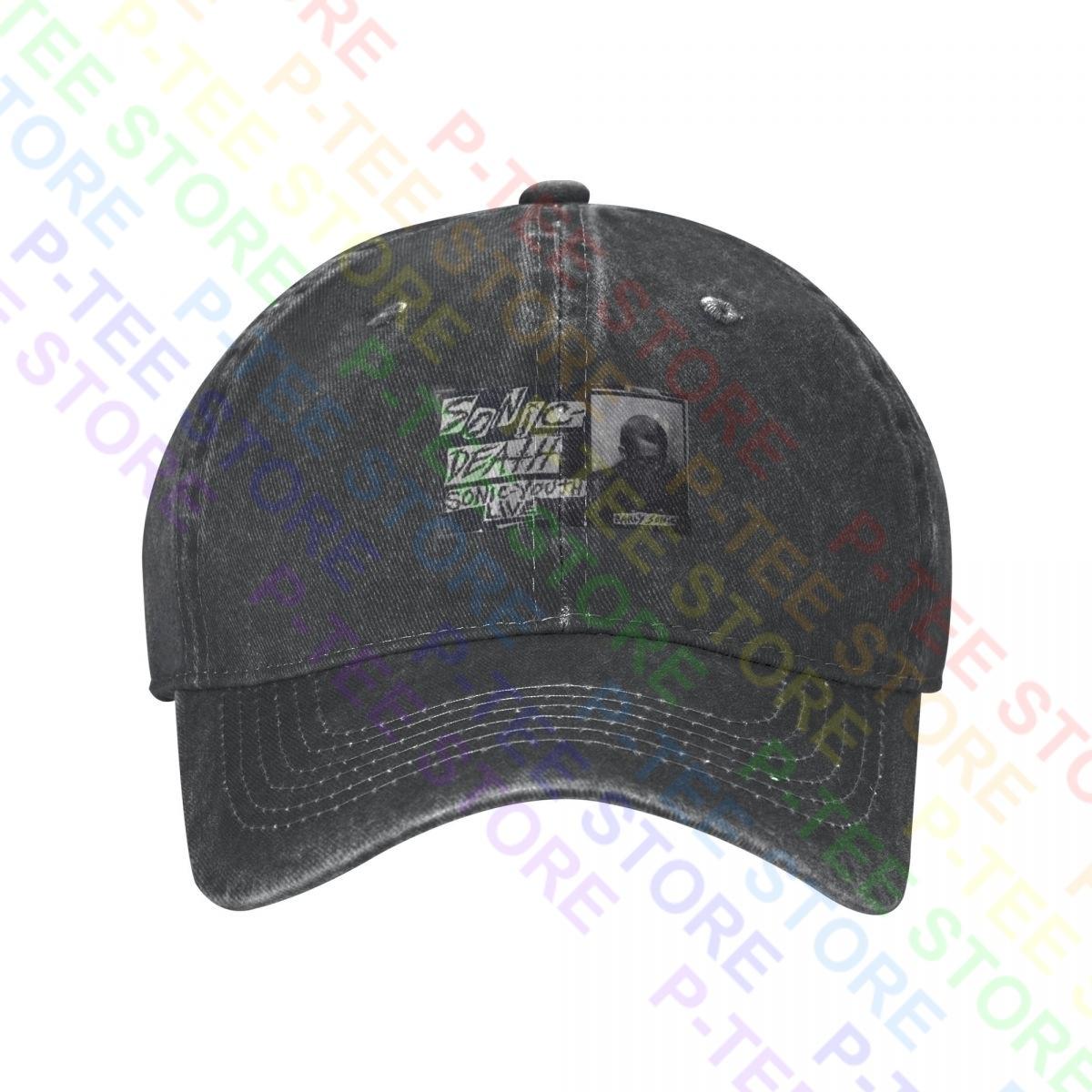 

Sonic Death Washed Denim Baseball Cap Trucker Hats Cute Adjustable