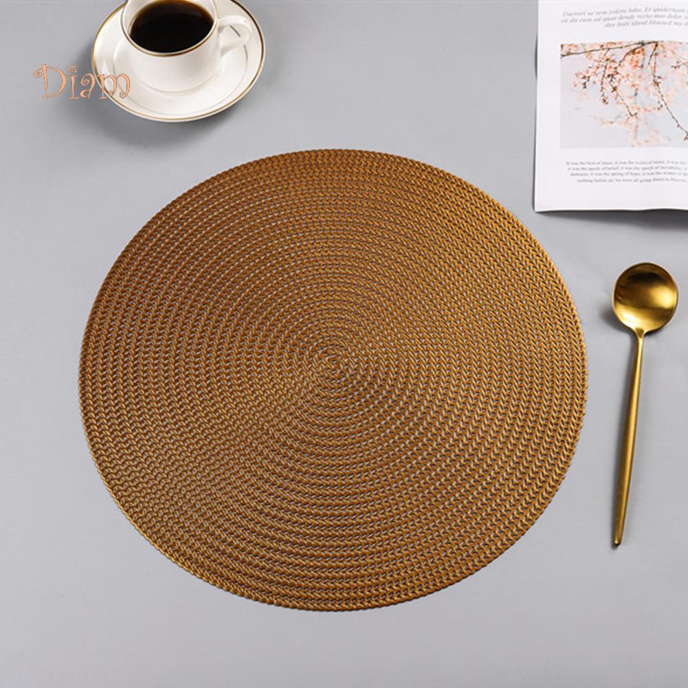 NO.HS Non-slip Insulation Bowl Mat Pad Restaurant Dinning Table Placemat Decor Heat Resistant Mat