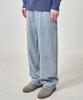 AOTT Stitched Wide Denim Pants Light Blue