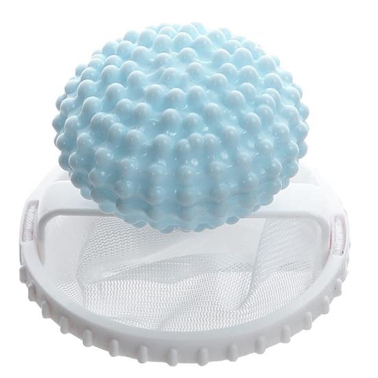 Reusable Laundry Ball Small Washing Machines Easy to Use Gentle Clothes Filter Bag for Hair Lint Removal