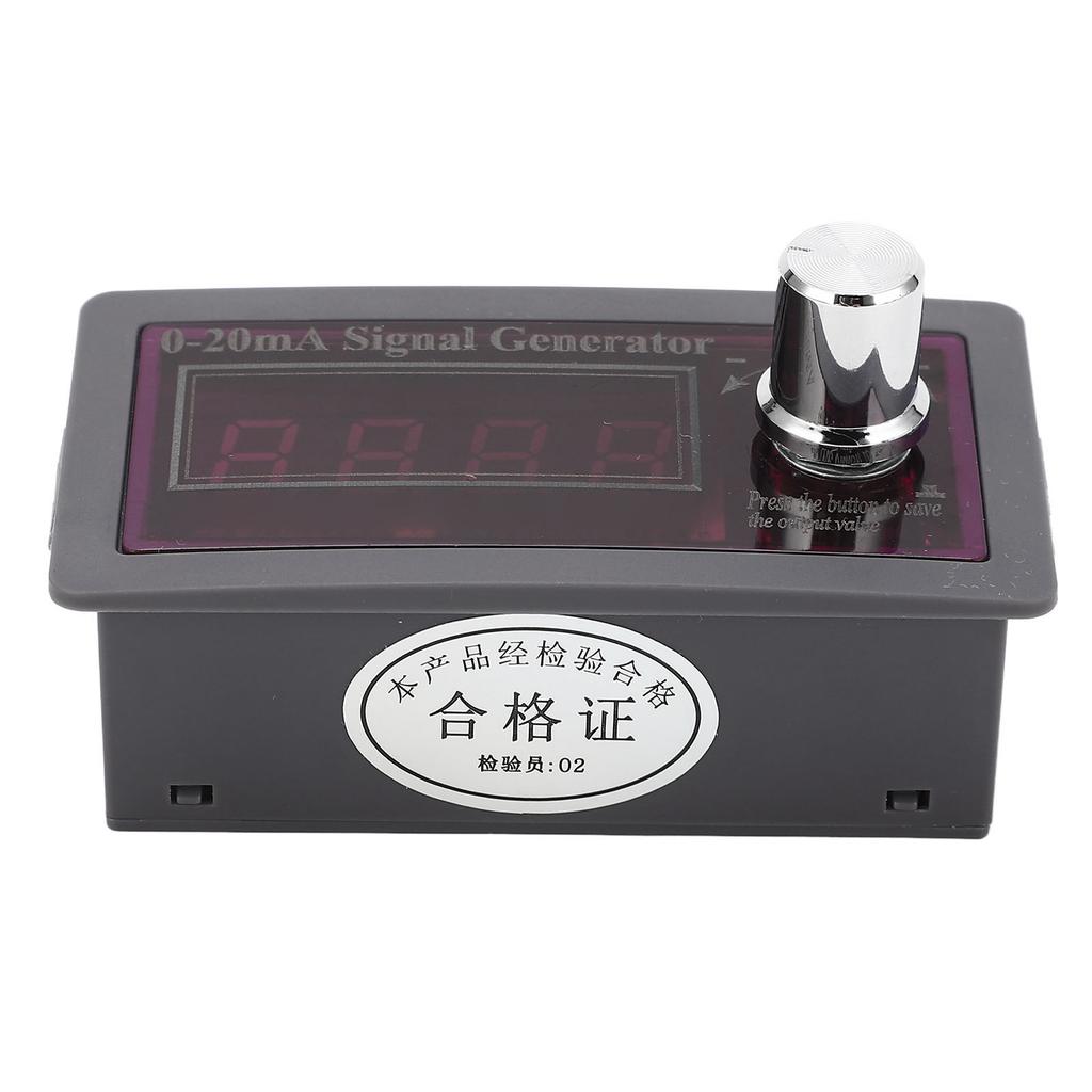 0‑20mA Signal Generator 4 Digits Display Current Analog Simulator DCS Control 15‑28VDC Button Type