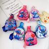 Lilo Stitch Kids Cartoon Mini Backpack With Polyester Fabric For Toddler Daily Use