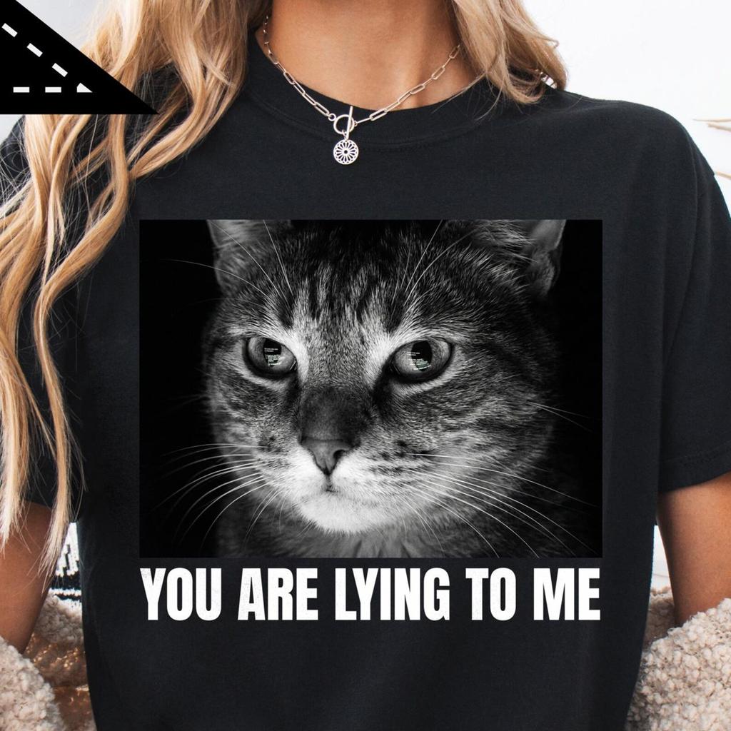Cat Meme Shirt, Funny Cat Meme T-Shirt, ADHD Sensory Humor Tee, Silly Animal Meme Gift, Gift for Mom