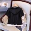 Women's 2026 Summer Casual Set: Elegant Korean Style Two-Piece with Short Sleeve Top and Wide-Leg Pants