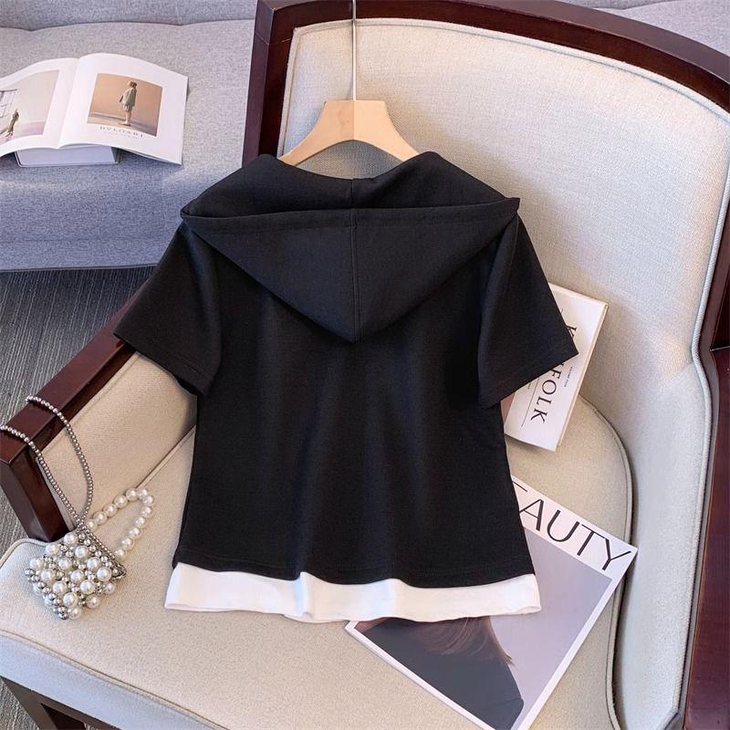 Women's 2026 Summer Casual Set: Elegant Korean Style Two-Piece with Short Sleeve Top and Wide-Leg Pants