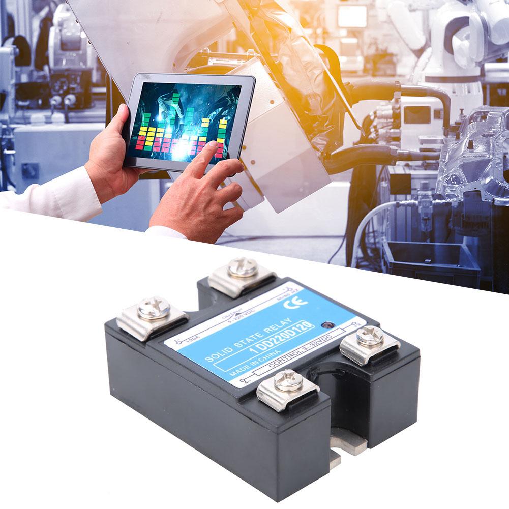 Relais Statique DC DC SSR Entrée 332VCC Charge 5220VCC Relais de Contrôle(120A )