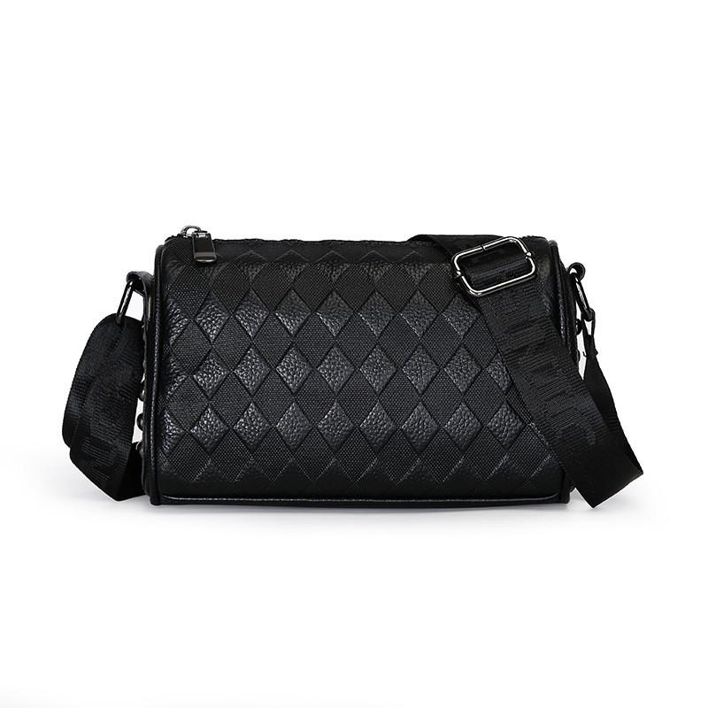 Ielgy Female Bag Fashion Embossed Rivets European American Boston Bag Trendy