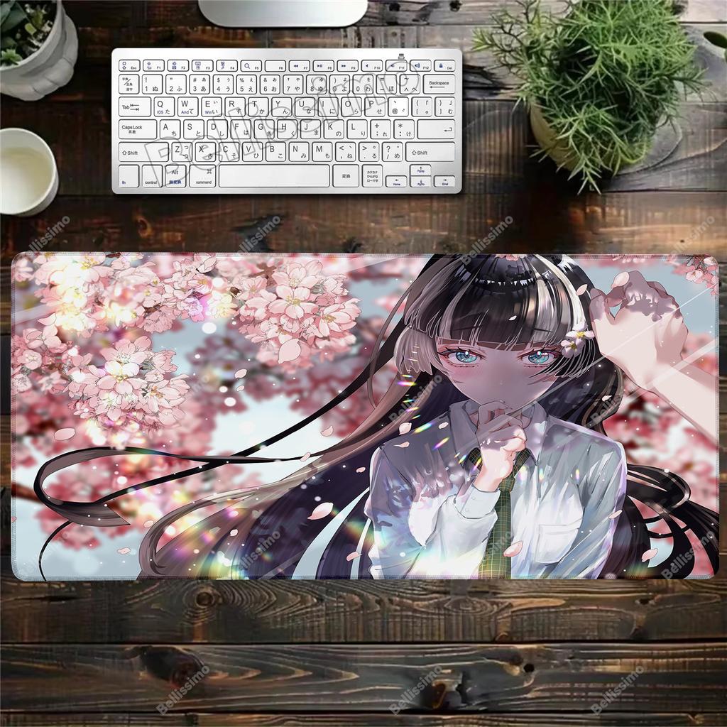 Anime Girl Desk Mat Juufuutei Raden Mouse Pad PC Cabinet Pad E-Sports Carpet Rug Gaming Accessories Gamer XXL Keyboard Tablemat