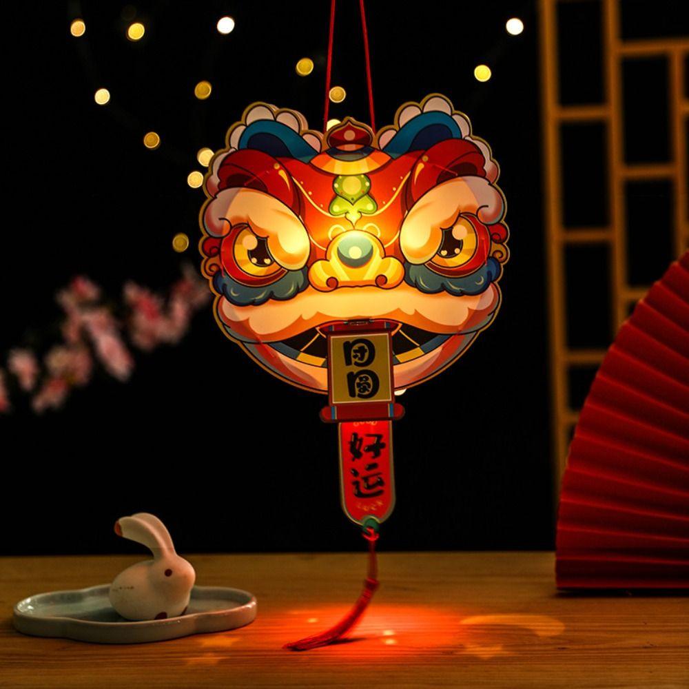 Cartoon Mid-Autumn Rabbit Lantern Chinese Style LED Lantern Toys  Good Luck Gift
