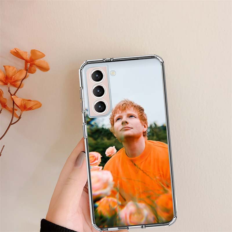 Ed Sheeran Sångare Genomskinliga Fodral för Samsung S26 Ultra Galaxy S25 Edge S24 S23 FE S21 Plus S20 S22 S10 Fodral Mönstrat Kompat