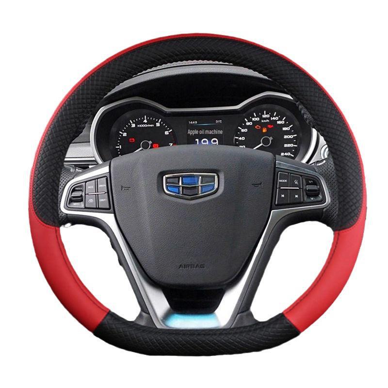 Four Seasons Steering Wheel Cover for Emgrand GS EV, Borui, Boyue GL, Vision X3, Binrui, X6, Binyue, Xingyue & Jiaji