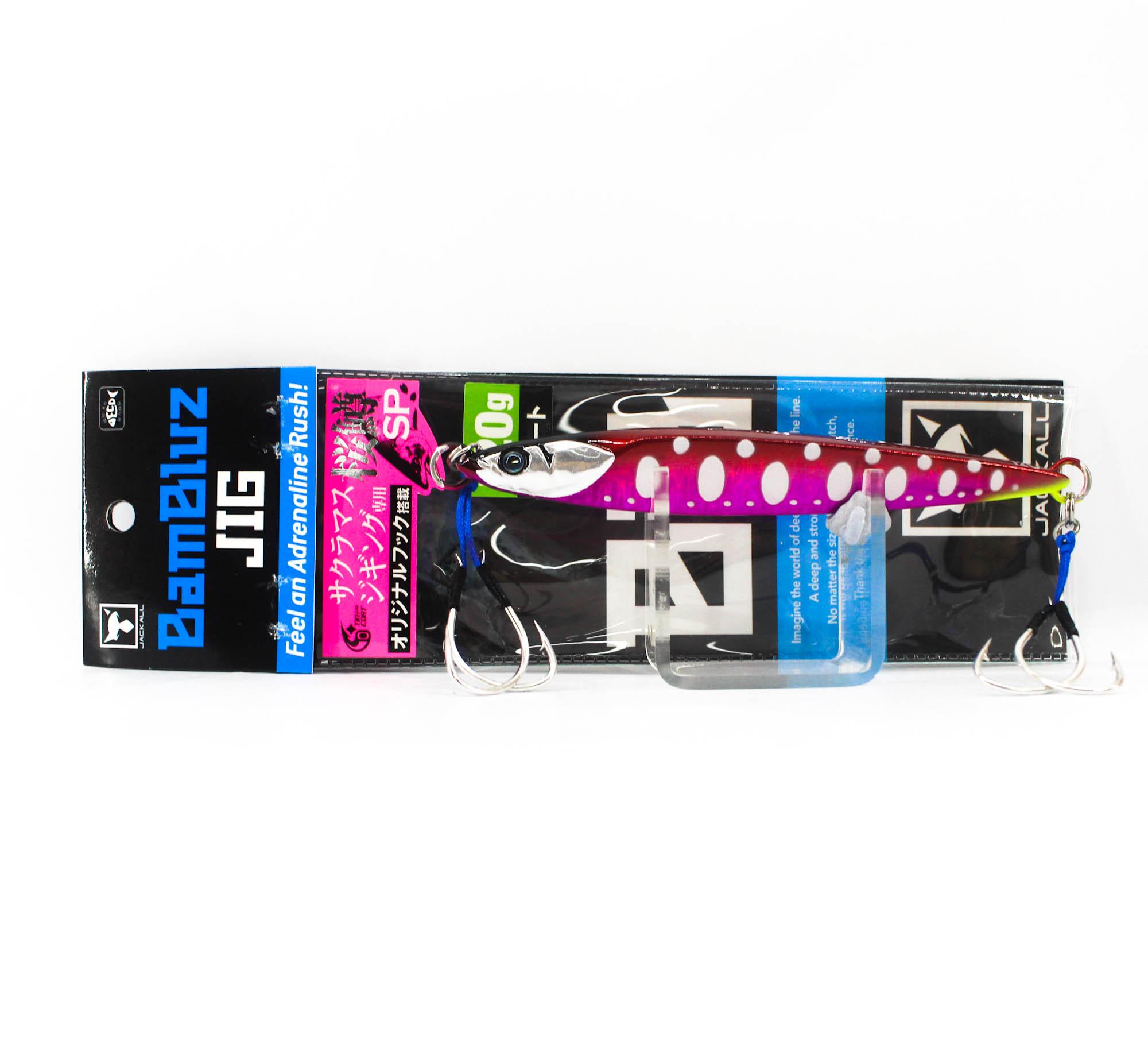 

Jackall Metal Jig Bambluz Short 120 grams Sakura Oboro Pink Glow (0939)