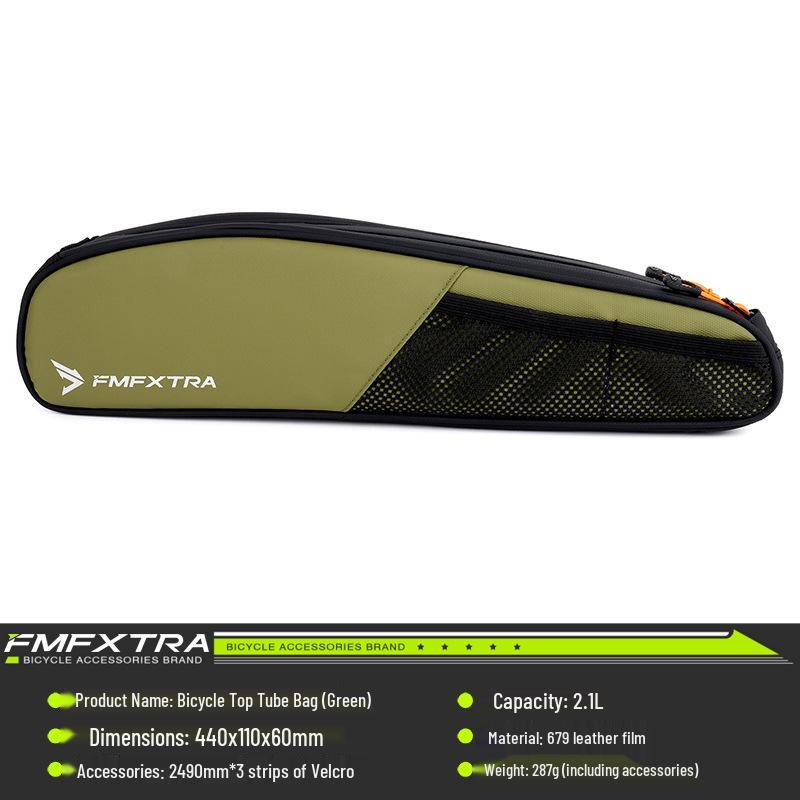 Mountain Bike Triangle Top Tube Saddle Bag - Cycling Equipment Accessory 2.1L