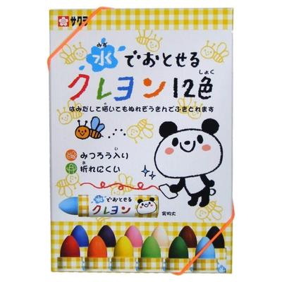Sakura 12 WYL12 Cray-Pas Water-Removable Crayons, Colors, 5-Pack, (5)