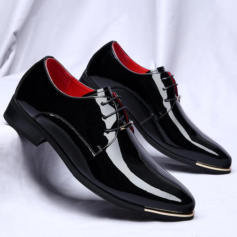 

Мужские свадебные туфли оксфорды на шнуровке черные кожаные деловые туфли мужские офисные туфли деловые туфли мужские zapatos de hombre 10
