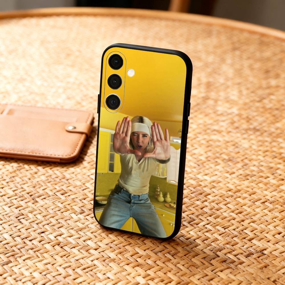 C-Cool Young M-Miko Singer Phone Case For Samsung  A73,72,71,A52,51,40,41,A22,A32,31,A13, Soft Black Shell