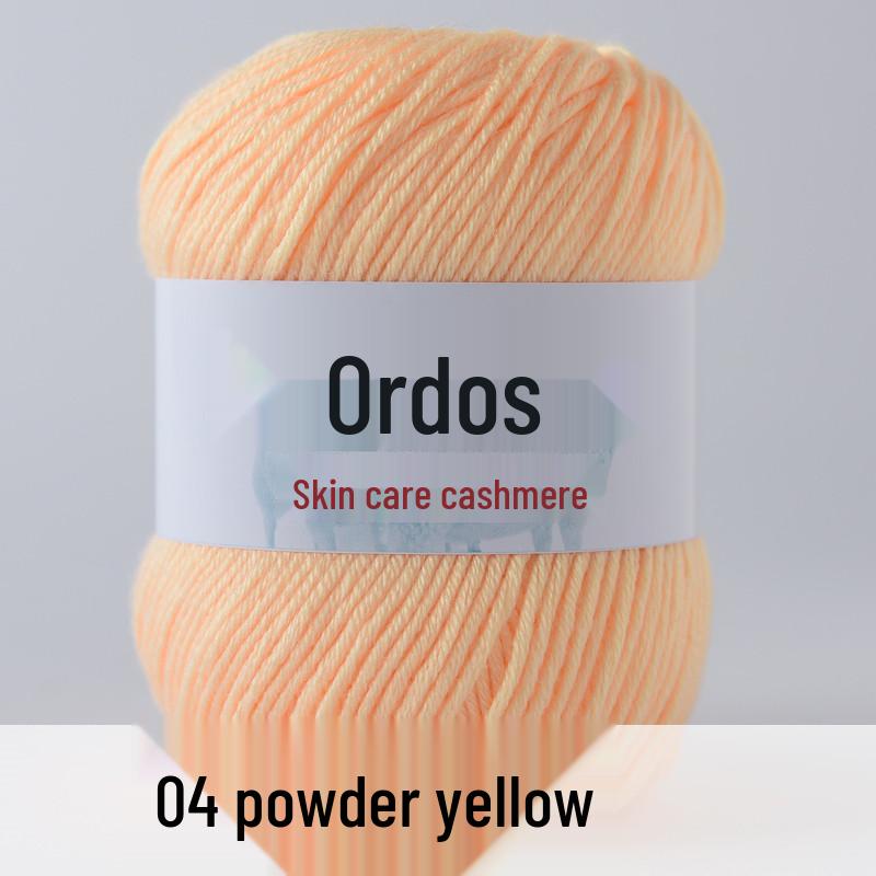 Genuine Baby Cashmere Yarn: Hand-Knitted Scarf for Infants & Toddlers, Medium Thick Milk Cotton for Crochet.