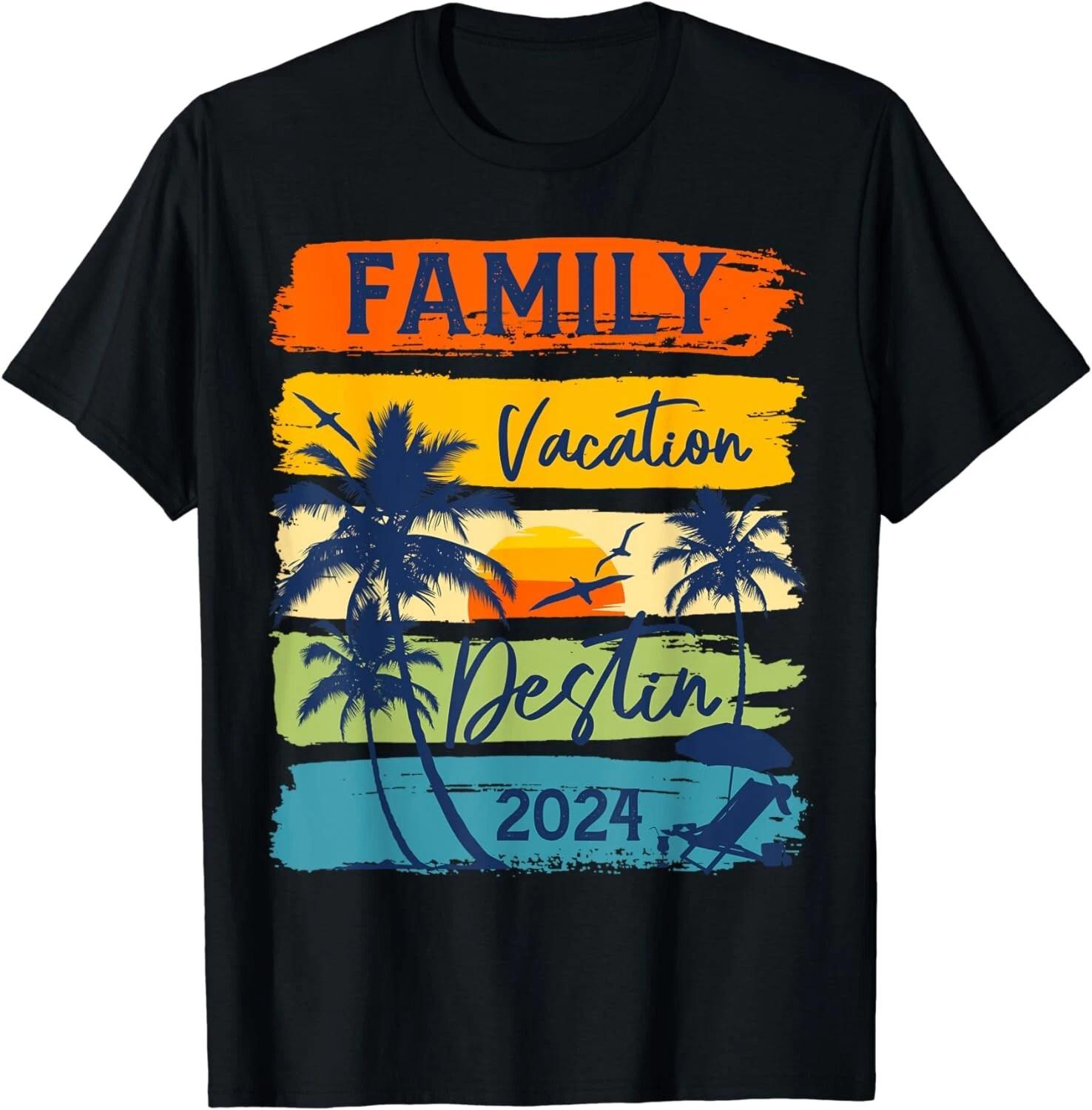 Family Vacation Destin 2024 Florida Matching Summer Vacation Gift Unisex T-Shirt S