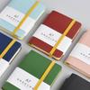 A7 Mini Notebook: Compact A6 with Colored Band - Portable Student Memo Pocket Planner