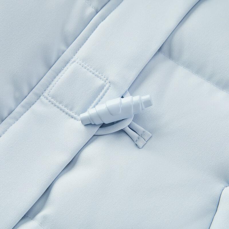 Semir Damen Winterjacke mit Kunstpelzkragen, lockerer Passform und Entendaunenfüllung