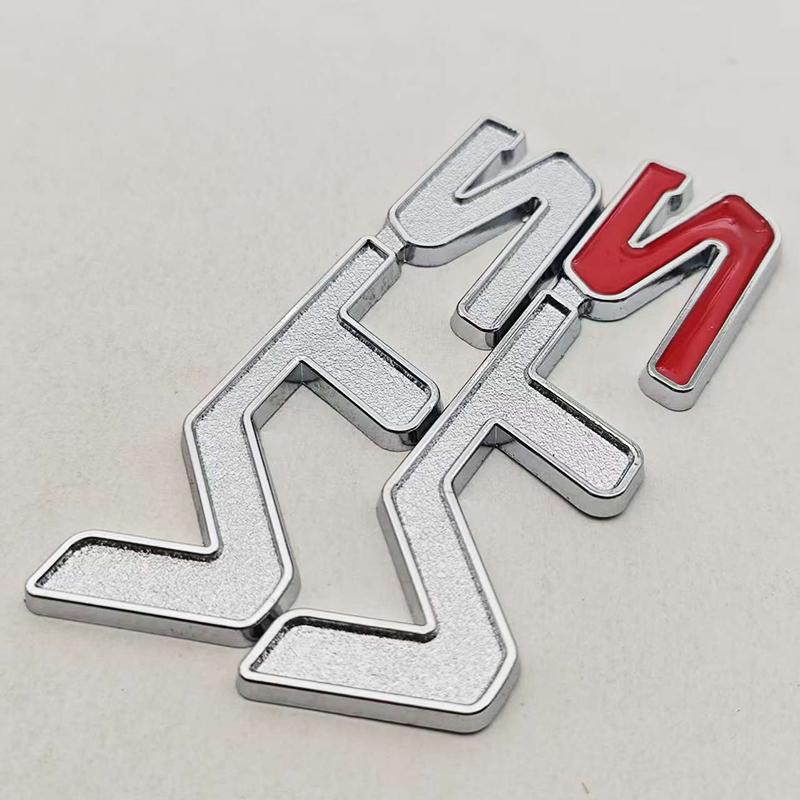 3D Metal Red Silver Color Car Sticker Logo V T S VTS Badge Emblem Sticker For Citroen C2 C3 C4 Quatre Saxo Xsara Jimny VTR