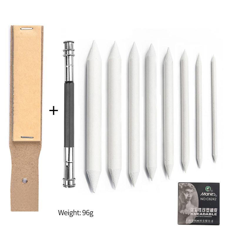 Sketching Pencil Sandpaper Board Sketching Charcoal Pencil Sharpening Sandpaper Set For Artist Art Drawing Supplies