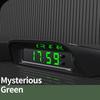 Tragbare Solar-Autodigital-LCD-Uhr & Temperaturanzeige Auto-Armaturenbrett-Uhren Hintergrundbeleuchtung Elektronischer Bildschirm Temperaturuhr