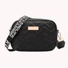 Fashion Women Shoulder Crossbody Bag Leather Casual Small Handbag (Black)