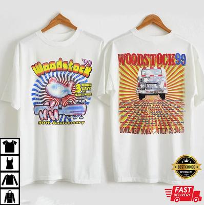 Vintage Woodstock 99 30e Verjaardag Beste T-shirt