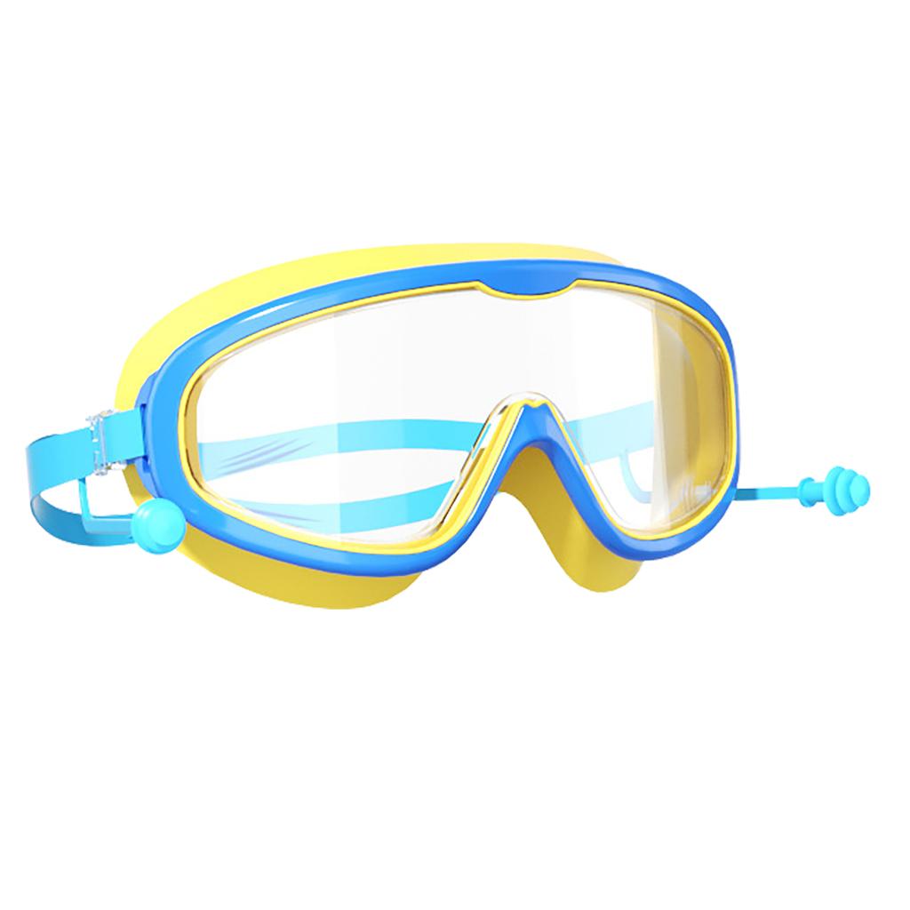 Dziecięce okulary pływackie duży oprawka wodoodporne urocze profesjonalne okulary pływackie dla chłopców dziewczynek dzieci