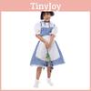Peasant Girl Halloween Costume For Girls With Polyester Fabric For Cosplay And Party Dress Up