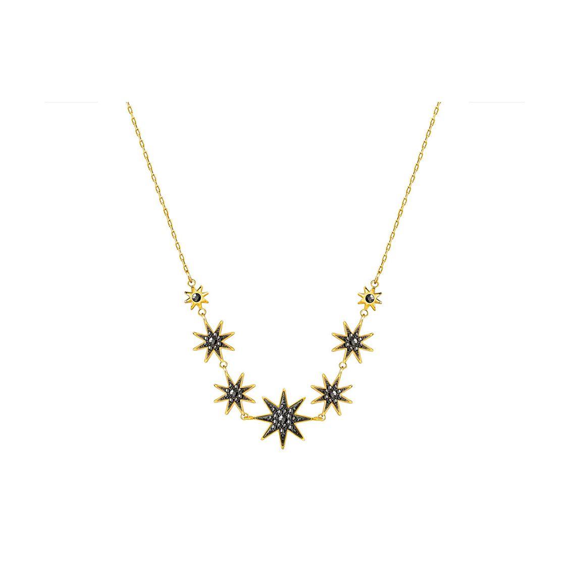 Swarovski Star Necklace Pendant Women necklaces 5230293 Black/Yellow,F