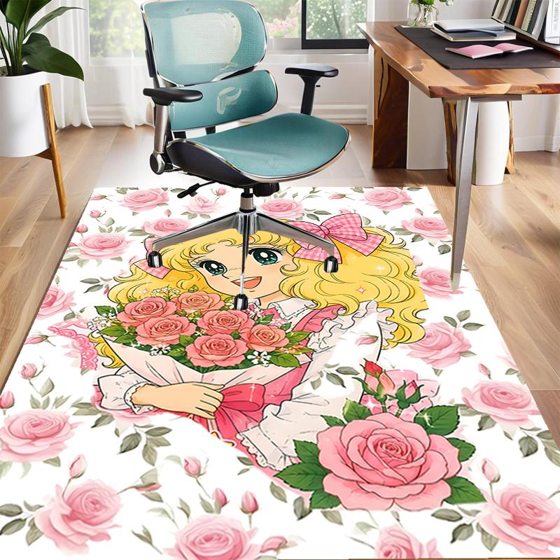 1pc Candy Candy1 Design Area Rug - Non-Slip, Soft & Cozy Floor Mat for Living Room, Bedroom, Office - Indoor/Outdoor Decorative Carpet
