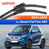 For Smart ForTwo 453 2014- Wiper LHD Front Wiper Blades Windshield Windscreen Window Car Rain Brushes 20"+14"