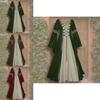 Vintage Gothic Renaissance Dress With Long Sleeves For Women's Cosplay Costume