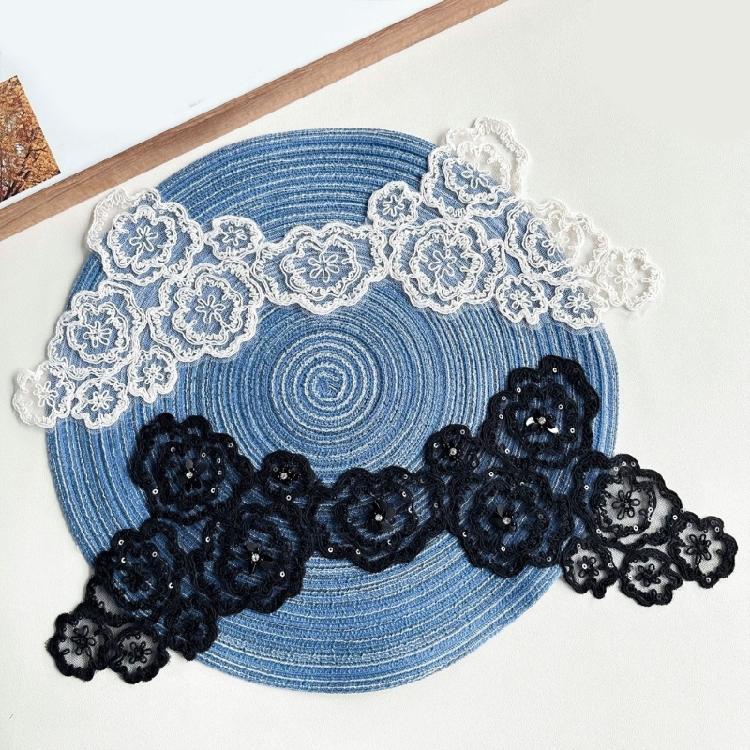 Paillettenstoff-Aufnäher für Kleidungsdekoration zum Aufnähen, Bastelprojekt-Zubehör, Partykostüm, dekorative Applikation