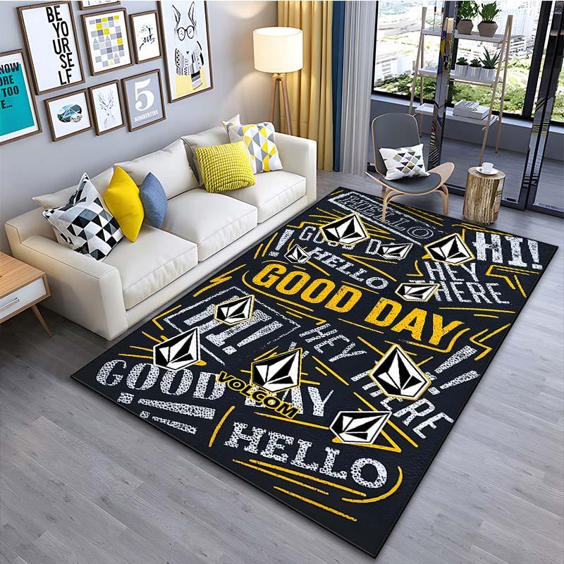 Extreme Sport V-V0lcom Pattern Floor Mat Rug 15 Size Living Room Bedroom Bedside Bathroom Floor Mat Area Rug Club Outdoor Rugs
