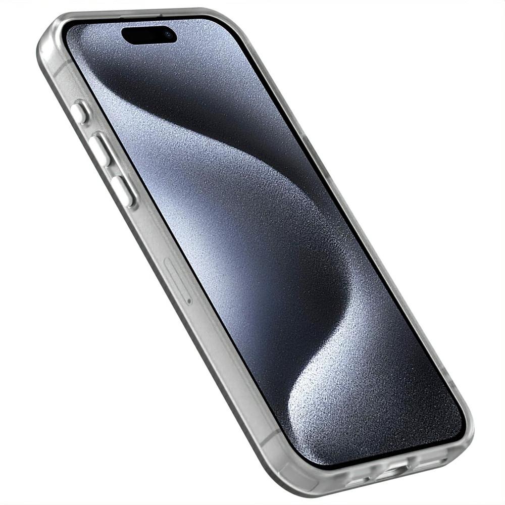 Candy Series For iPhone 15 Pro Case Compatible with MagSafe PC+TPU+PET Anti-Drop Phone Cover